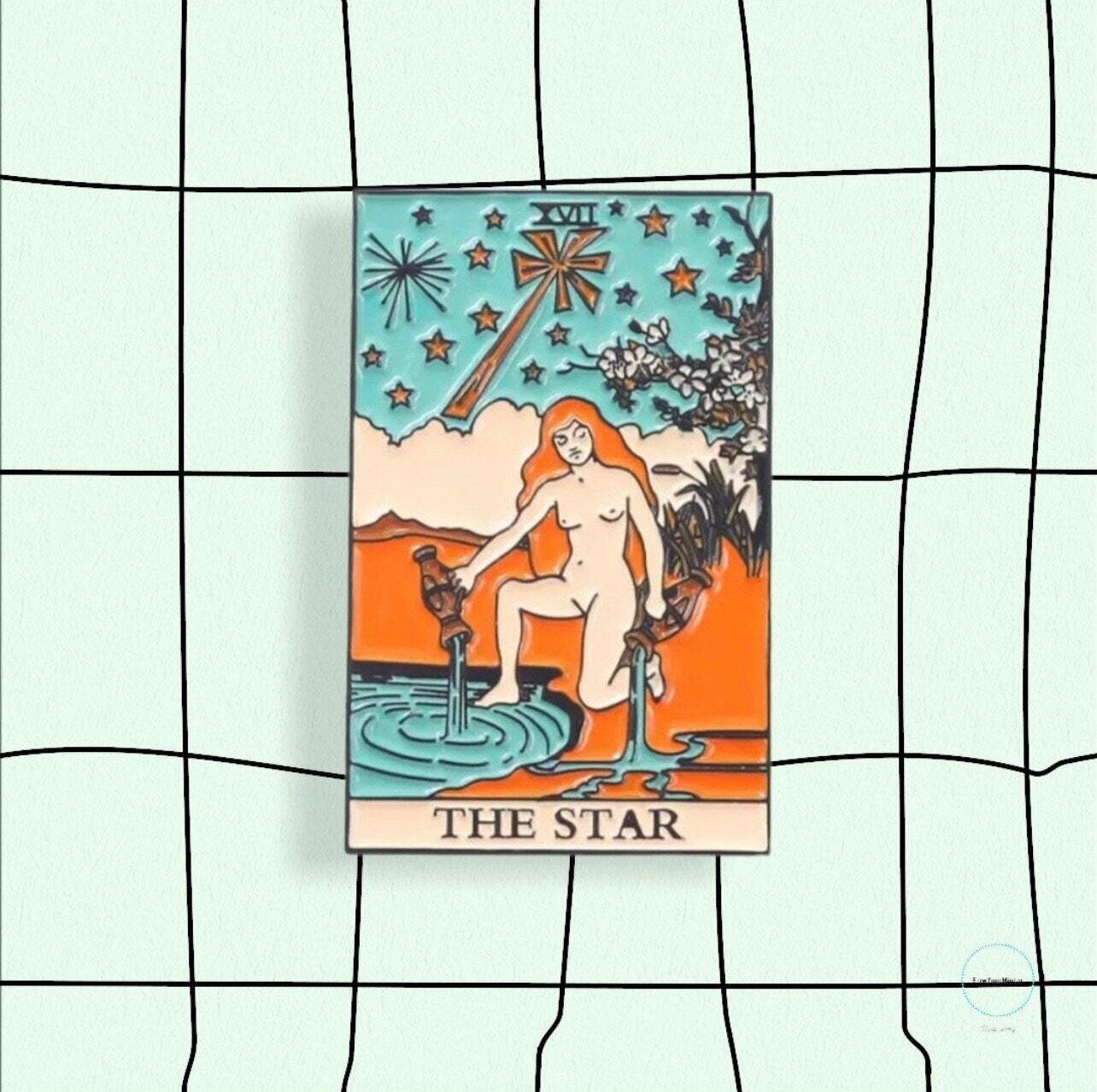 Tarot - Star - Needle Minder - Pin - Magnet
