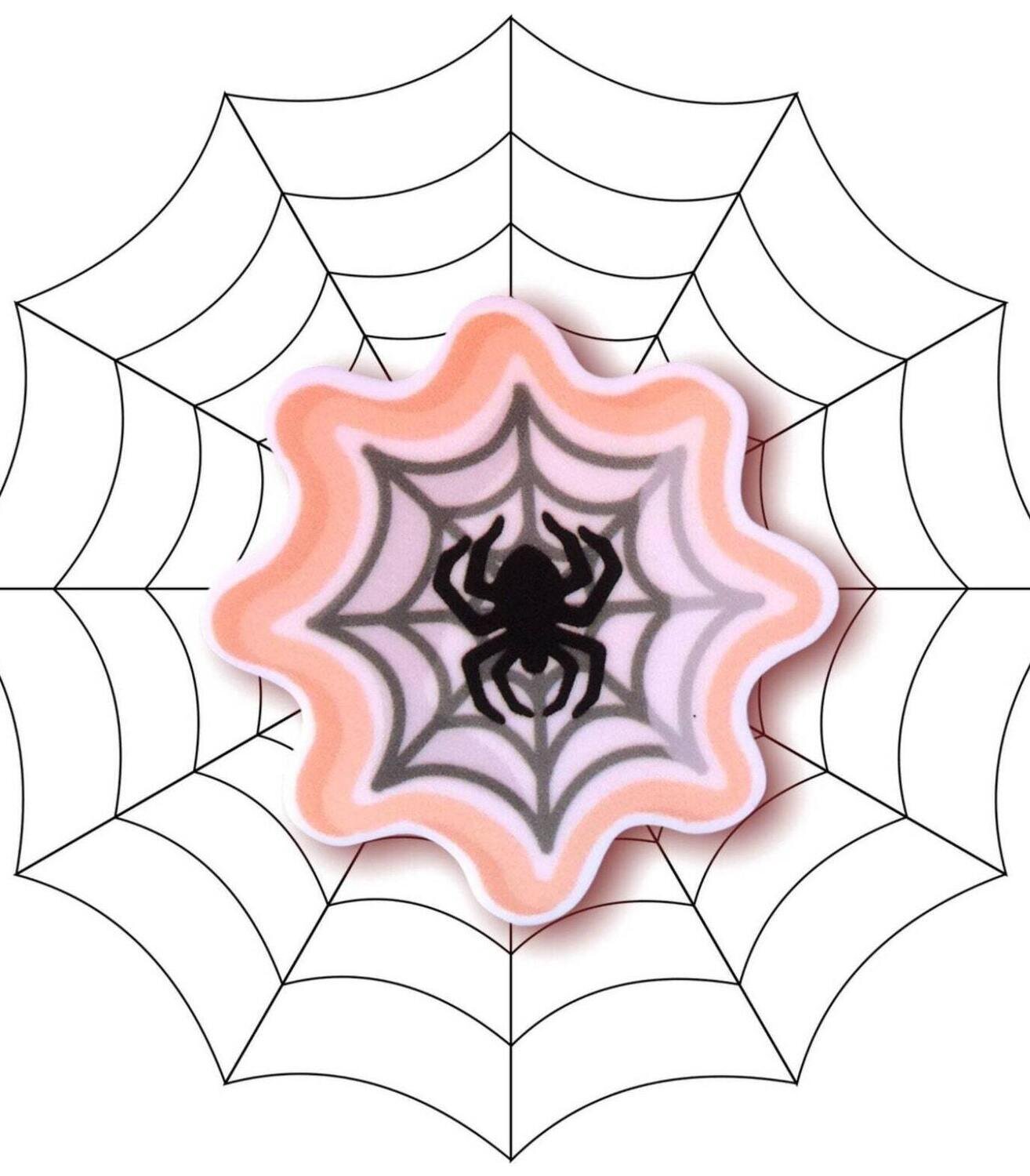 Spider Web - Acrylic - Needle Minder - Pin - Magnet