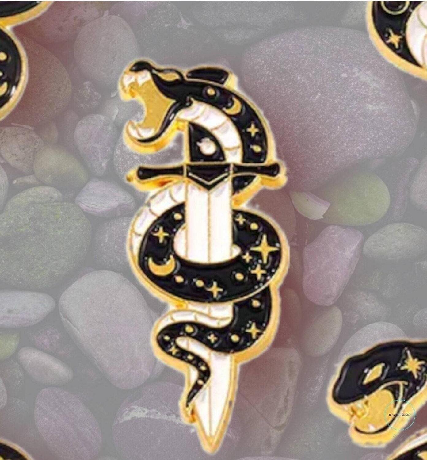 Snake - Sword - Reptile - Serpent - Pin