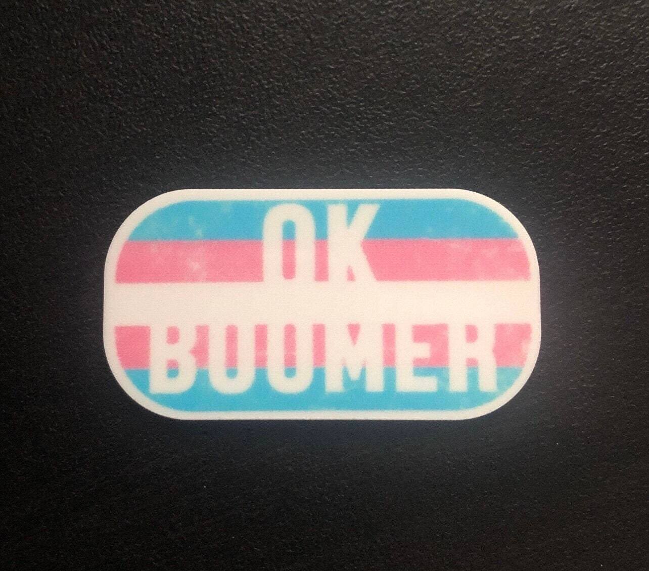 Ok Boomer - Acrylic - Needle Minder - Pin - Magnet