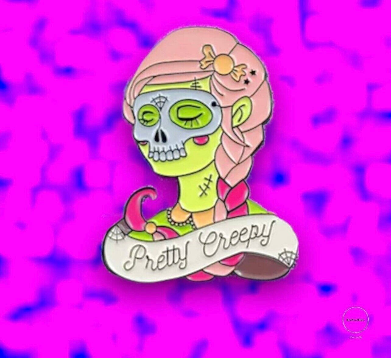 Pretty Creepy - Horror - Gore - Needle Minder - Pin - Magnet
