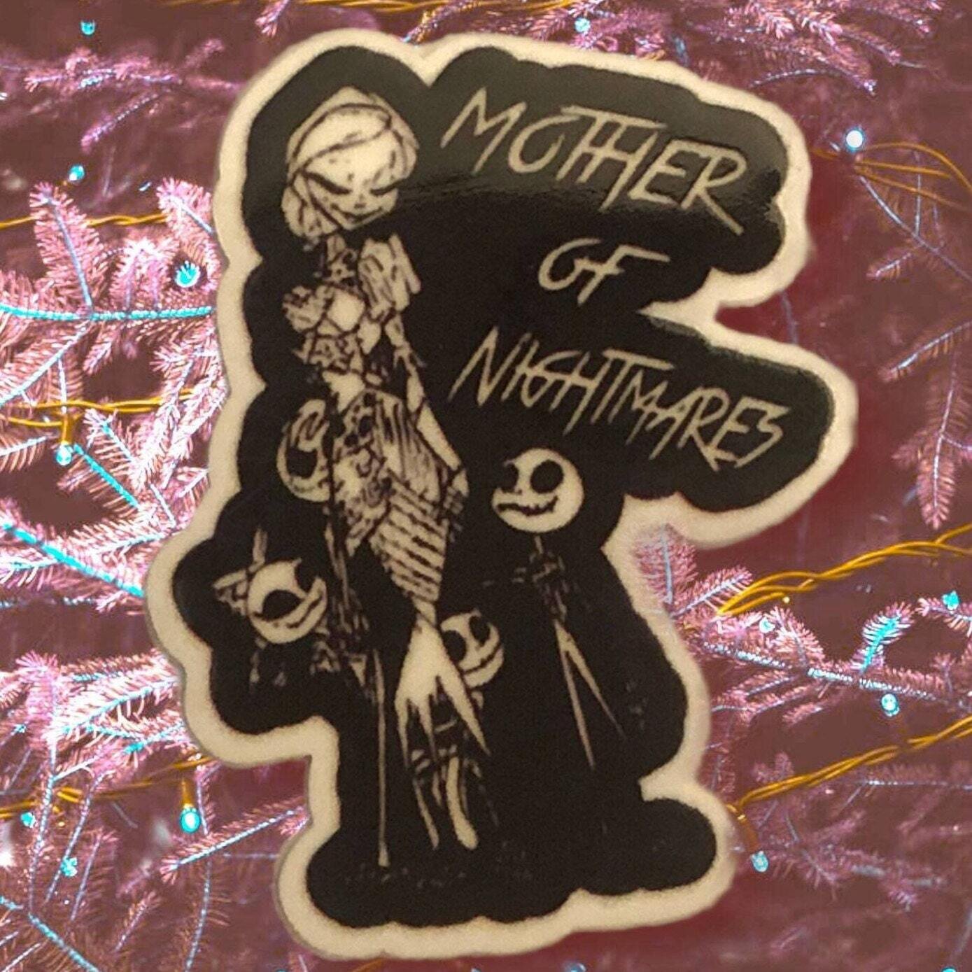 Mother Of Nightmares - Nightmare Before Christmas - NBC - Sally - Jack - Acrylic - Needle Minder - Pin - Magnet