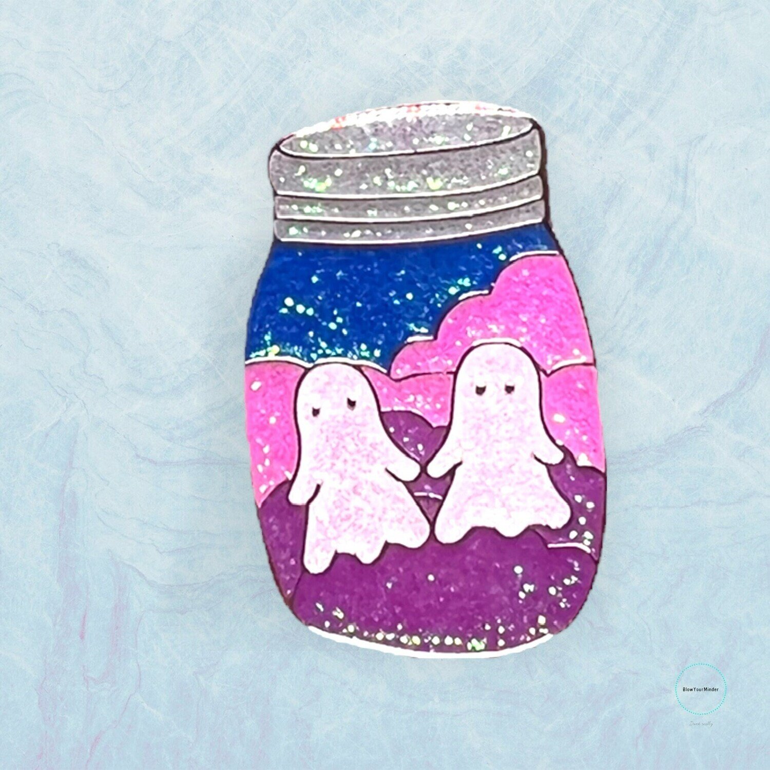 Ghosts In A Jar - Two Lost Souls - Spirit - Needle Minder - Pin - Magnet