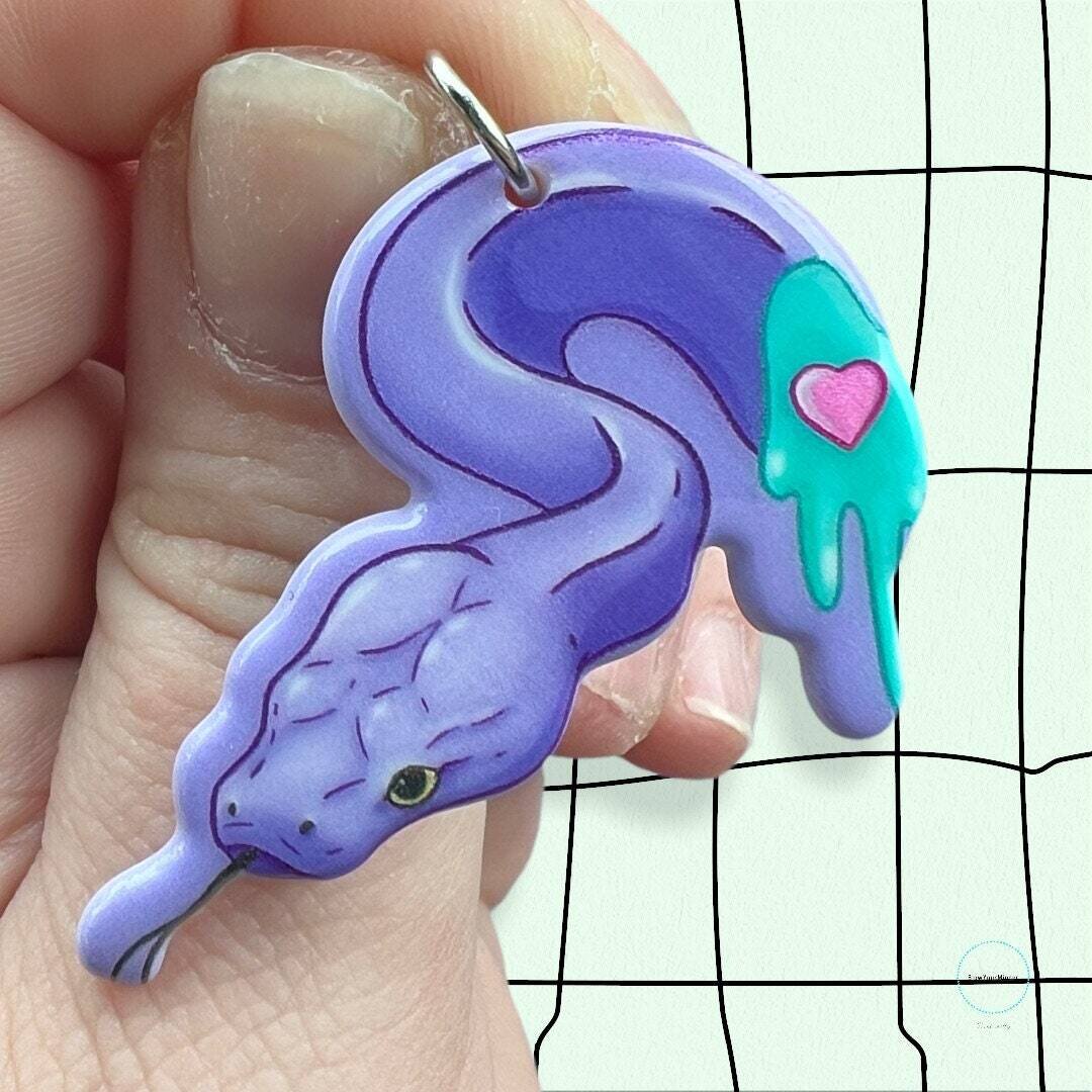 Snake - Gothic - Halloween - Pastel - Needle Minder - Pin - Magnet