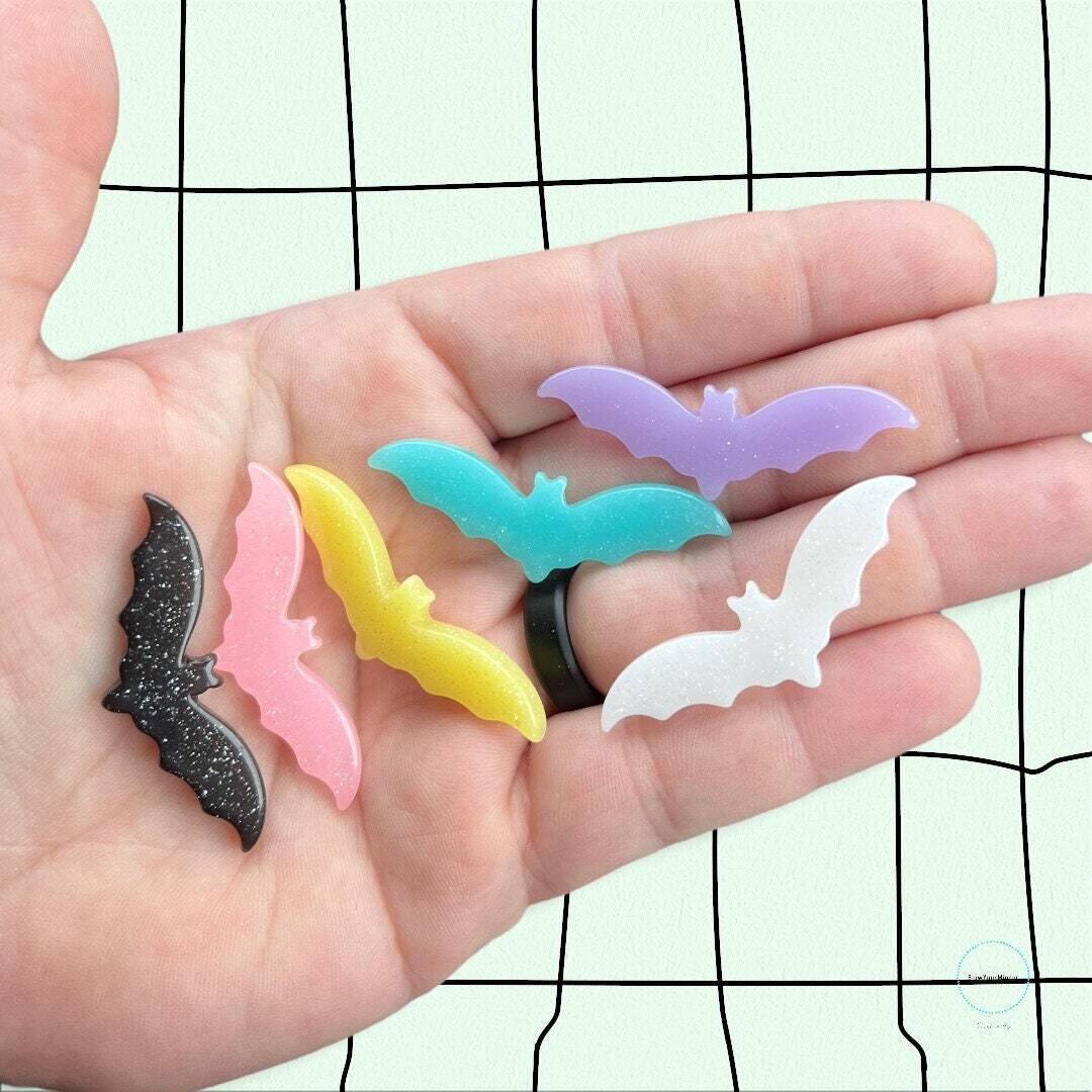 Set Of 5 - Bats - Bat - Sky Puppy - Pin