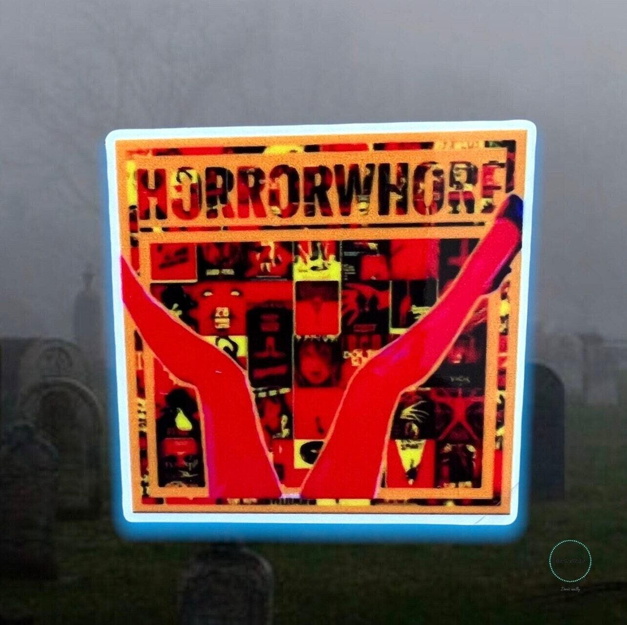 Horror Whore - Movie - Gore - Acrylic - Needle Minder - Pin - Magnet