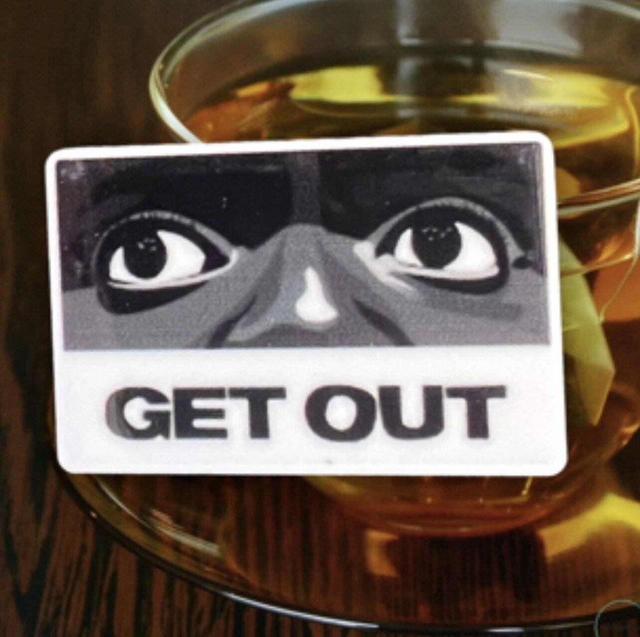 Get Out - Thriller - Movie - Sunken Place - Acrylic - Needle Minder - Pin - Magnet