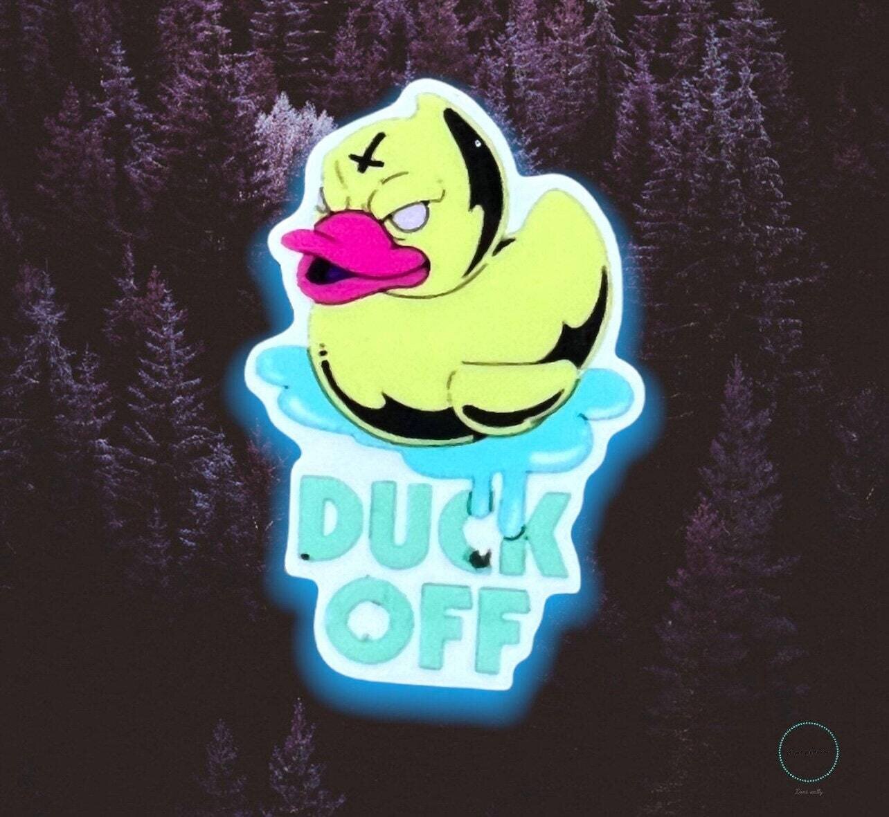 Duck Off - Snarky - Funny - Fuck - Needle Minder - Pin - Magnet