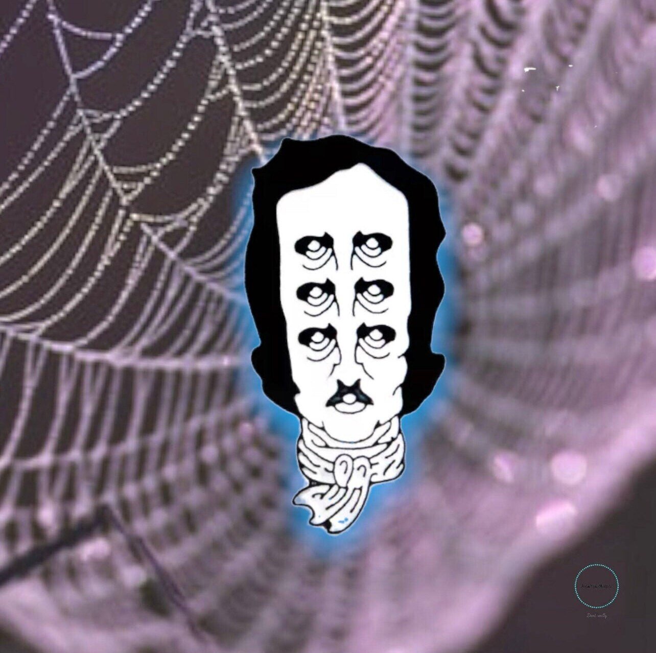 Edgar Allen Poe - Illusion - Needle Minder - Pin - Magnet
