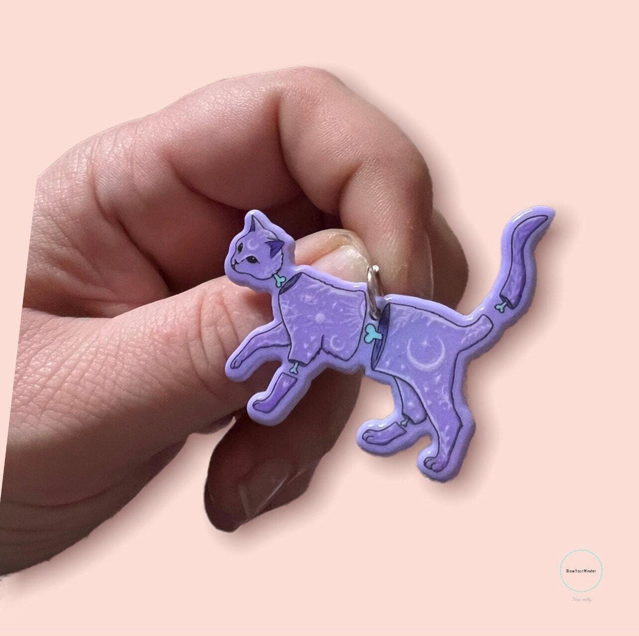 Cat - Autopsy - Skeleton - Needle Minder - Pin - Magnet