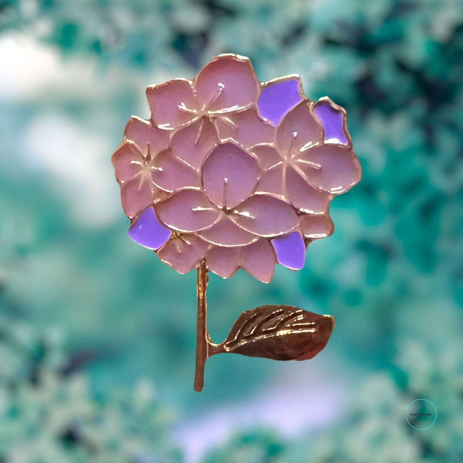 Large Lilac Flower - Needle Minder - Pin - Magnet