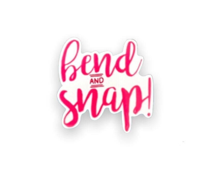Bend And Snap - Funny - Nostalgic - Blonde - Acrylic - Needle Minder - Pin - Magnet