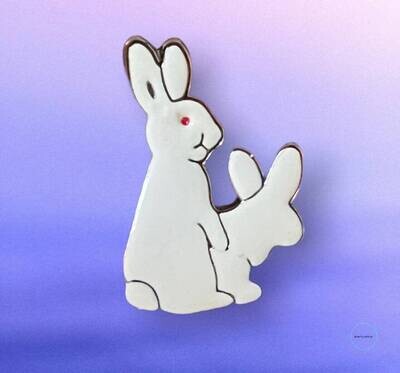 Busy Bunnies - Easter - Bunny - Rabbit - Nasty - Reproduce - Needle Minder - Pin - Magnet