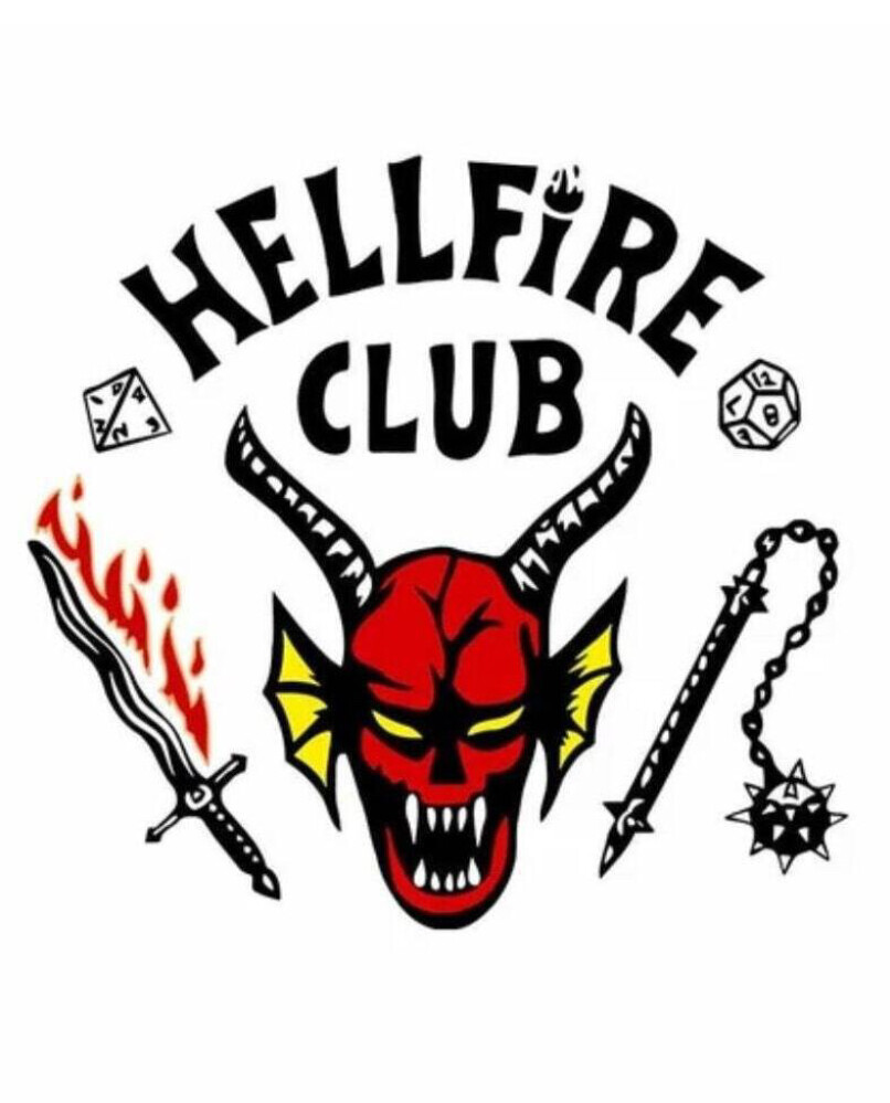 Hellfire Club - Stranger Things - Acrylic - Needle Minder - Pin - Magnet