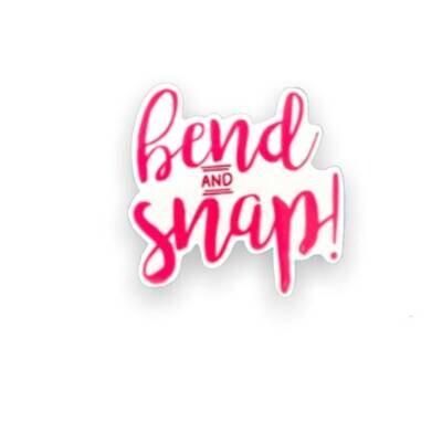 Bend And Snap - Funny - Nostalgic - Blonde - Acrylic - Needle Minder - Pin - Magnet