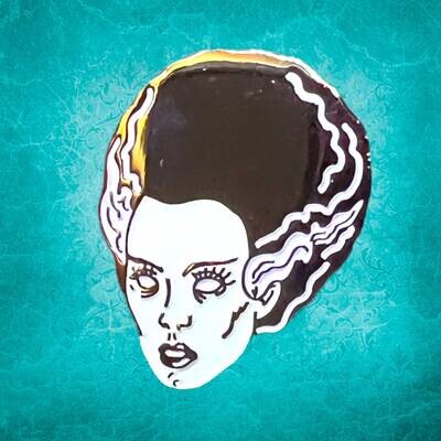 Bride Of Frankenstein - Monster - Movie - Classic Horror - Minder - Needle - Pin - Magnet