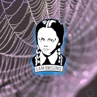 I Am Smiling - Wednesday Addams - Needle Minder - Needle - Pin - Magnet