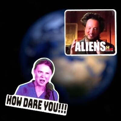 How Dare You - Aliens - Meme - Funny - Acrylic - Needle Minder - Needle - Pin - Magnet