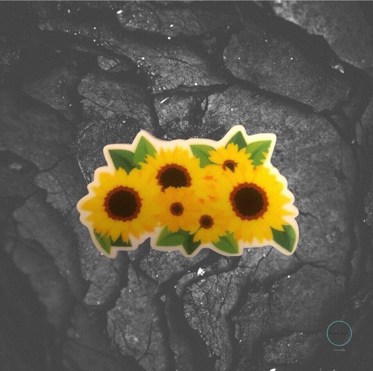 Sunflower - Summer - Garden - Flower - Acrylic - Minder - Needle - Pin - Magnet
