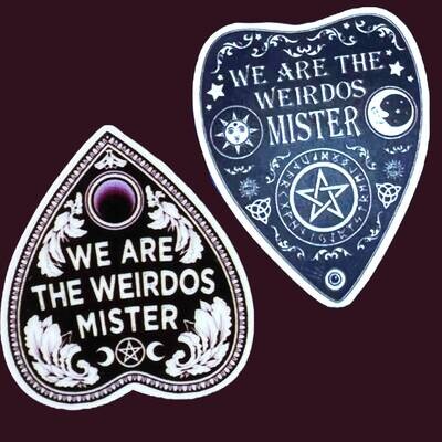We Are The Weirdos - Craft - As Above - So Below - Ouija - Planchette - Acrylic - Needle Minder - Needle - Pin - Magnet