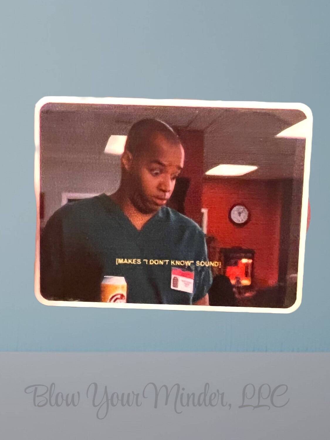 Scrubs - Turk - I Don’t Know - TV Show - Doctor - Acrylic - Minder - Needle - Pin - Magnet