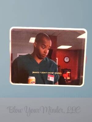 Scrubs - Turk - I Don’t Know - TV Show - Doctor - Acrylic - Minder - Needle - Pin - Magnet