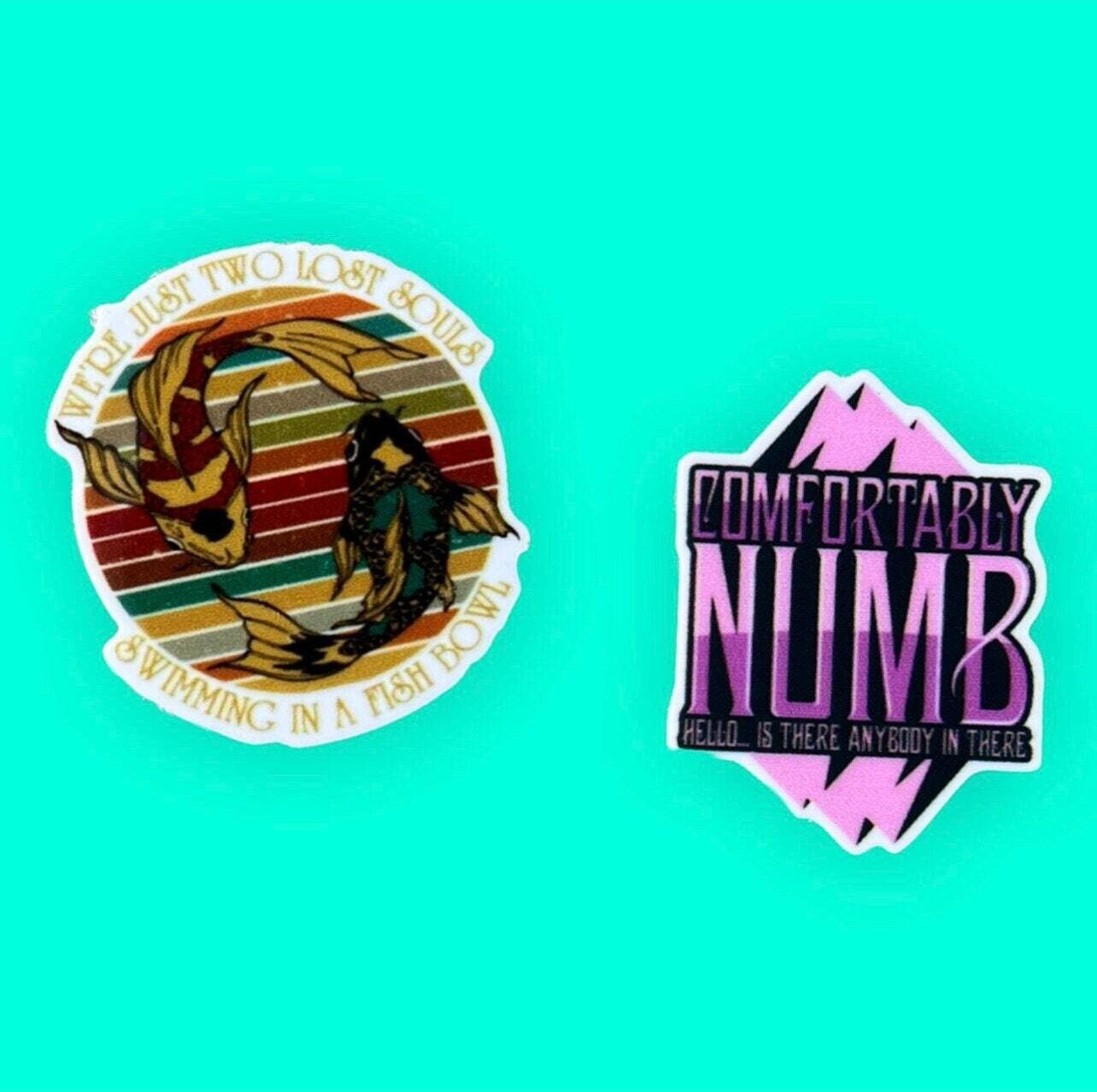 Pink Floyd - Artist - Nostalgia - Nostalgic - Acrylic - Minder - Needle - Pin - Magnet