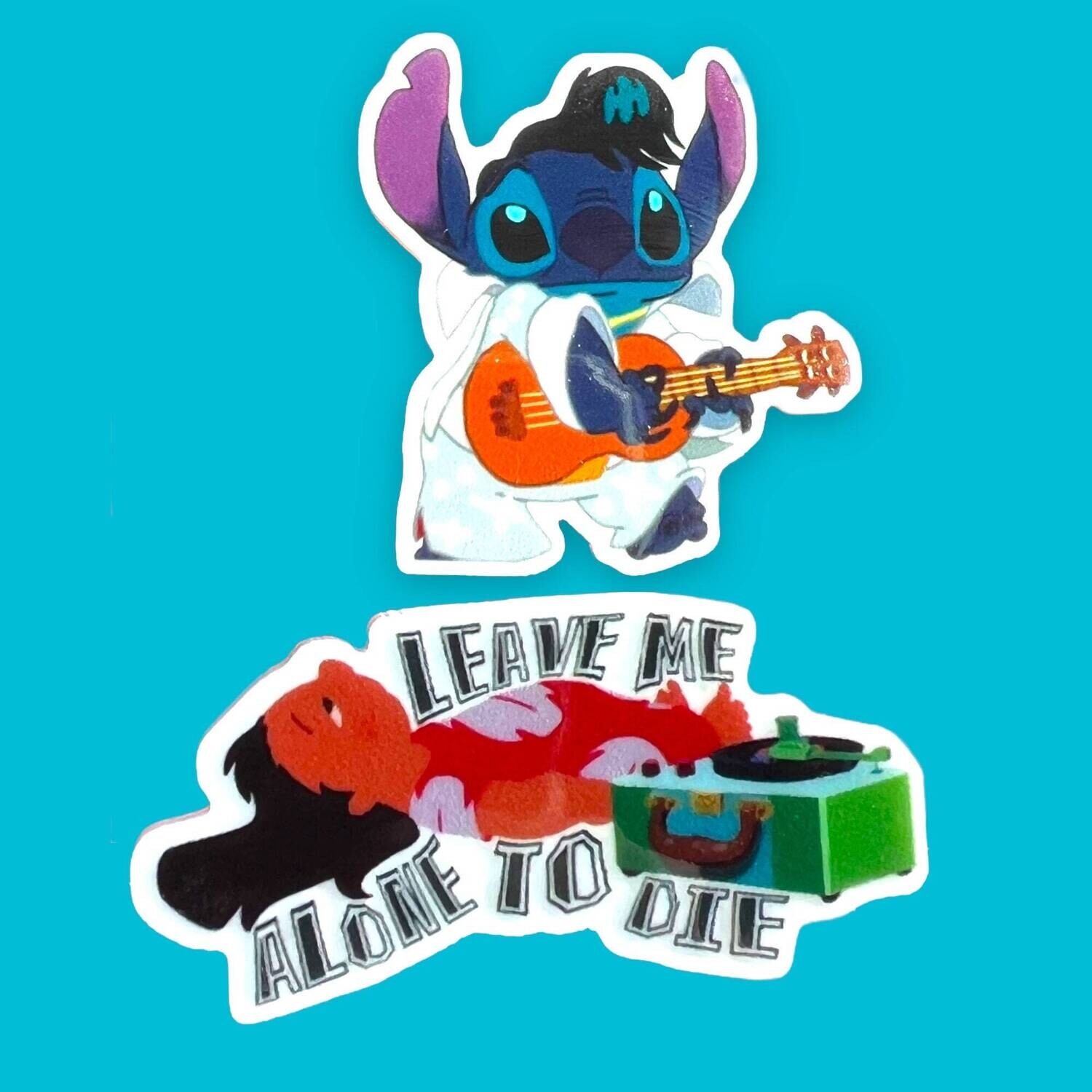 Stitch - Lilo - Leave Me Alone - Elvis - Needle Minder - Needle - Pin - Magnet