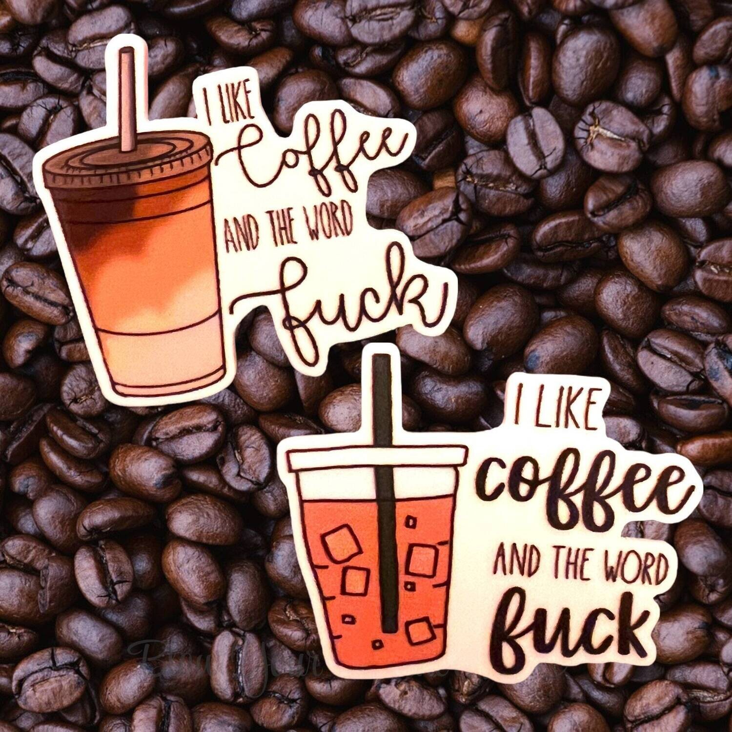 Coffee - Swear Words - Word - Snarky - Funny - Acrylic - Minder - Needle - Pin - Magnet