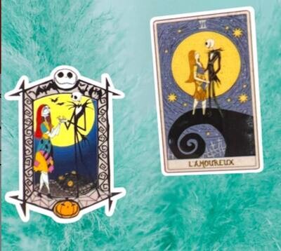 Nightmare Before Christmas - Jack - Sally - Halloween - Acrylic - Minder - Needle - Pin - Magnet