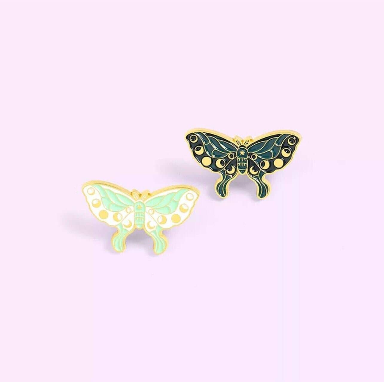 Moth - Moon Phases - Insect - Bug - Needle Minder - Needle - Pin - Magnet