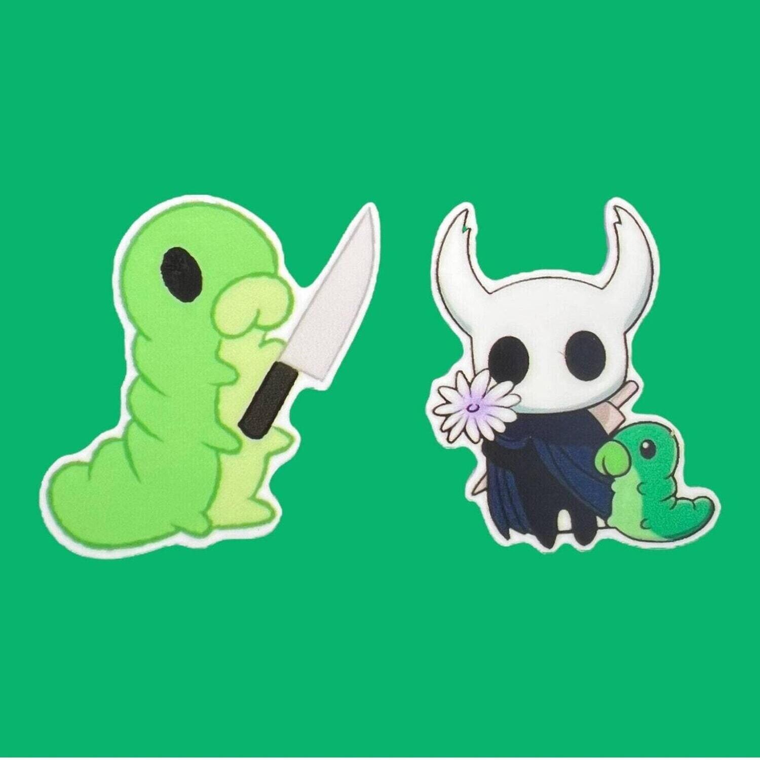 Hallow Knight - Grub Knife - Acrylic - Needle Minder - Needle - Pin - Magnet