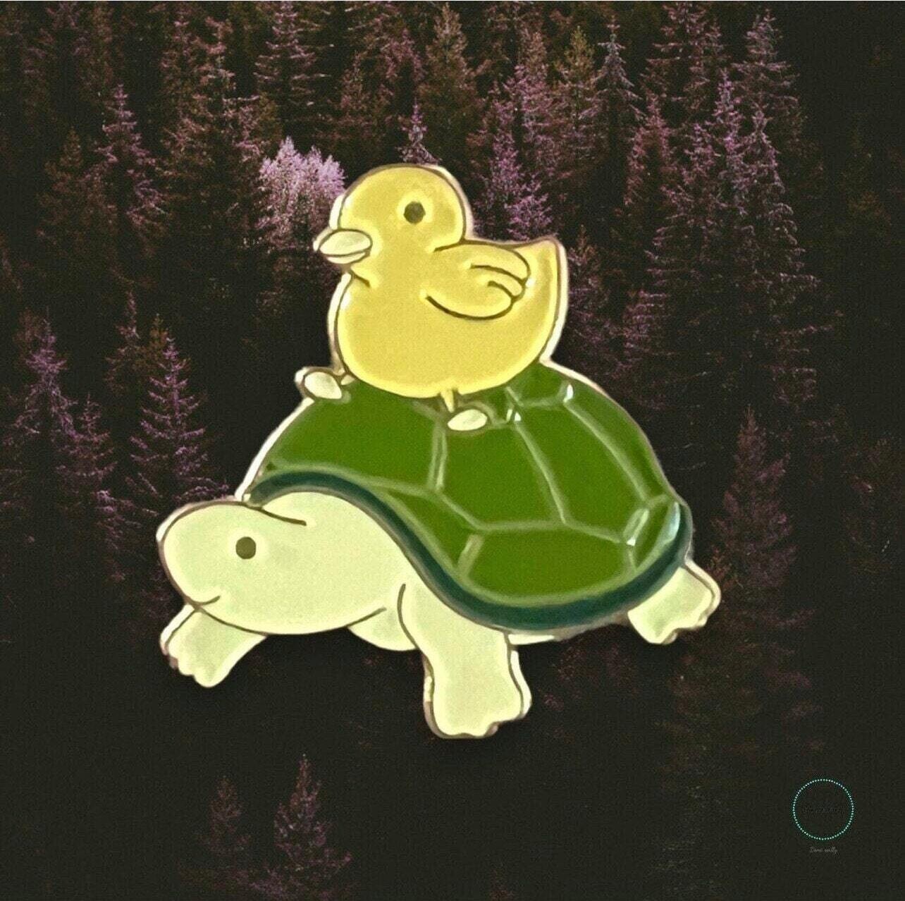 Turtle Duck - So Cute - Minder - Needle - Pin - Magnet