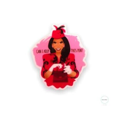 Can I Keep This Pen - Ghost - Swayze - Whoopi - Nostalgia - Movie - Acrylic - Needle Minder - Needle - Pin - Magnet