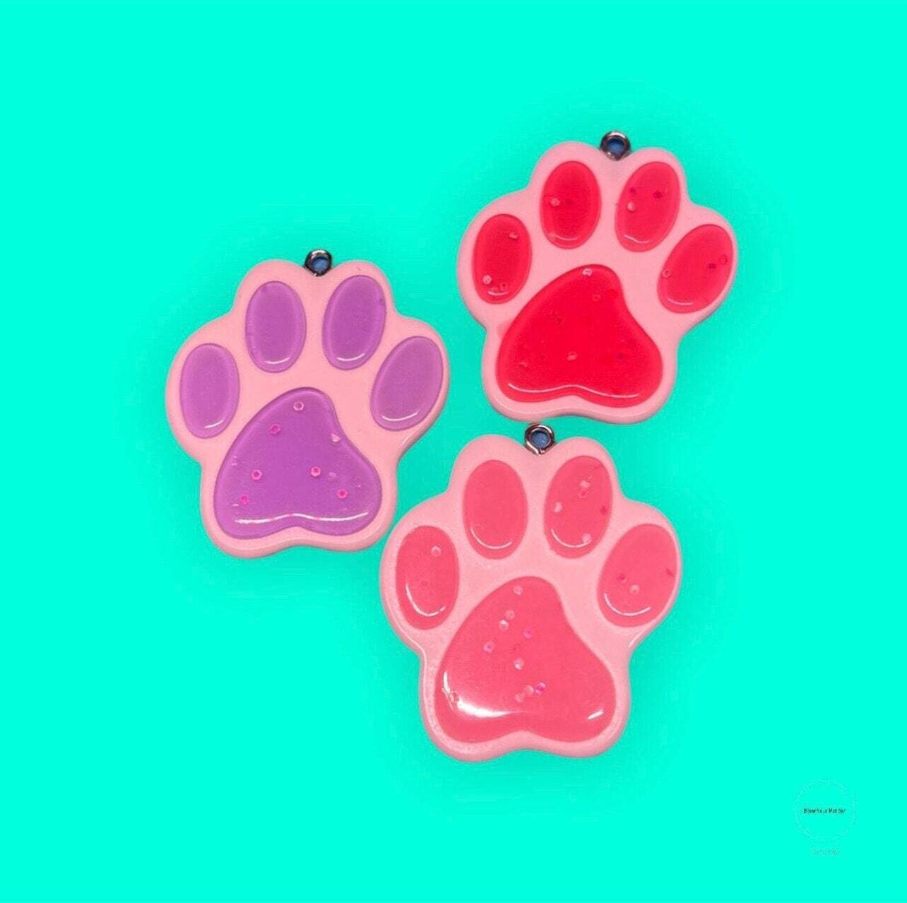 Paw Print - Animal - Pet - Charm - Acrylic - Minder - Needle - Pin - Magnet