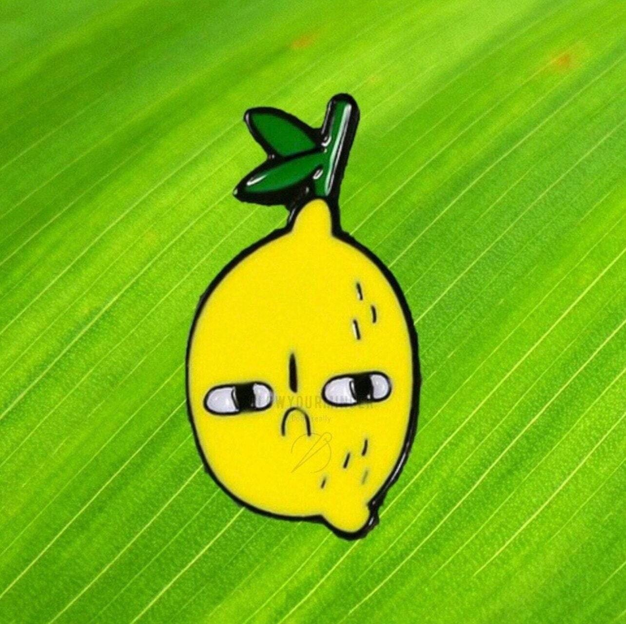 Little Lemon - Funny - Unacceptable - Minder - Needle - Pin - Magnet