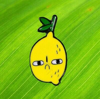 Little Lemon - Funny - Unacceptable - Minder - Needle - Pin - Magnet