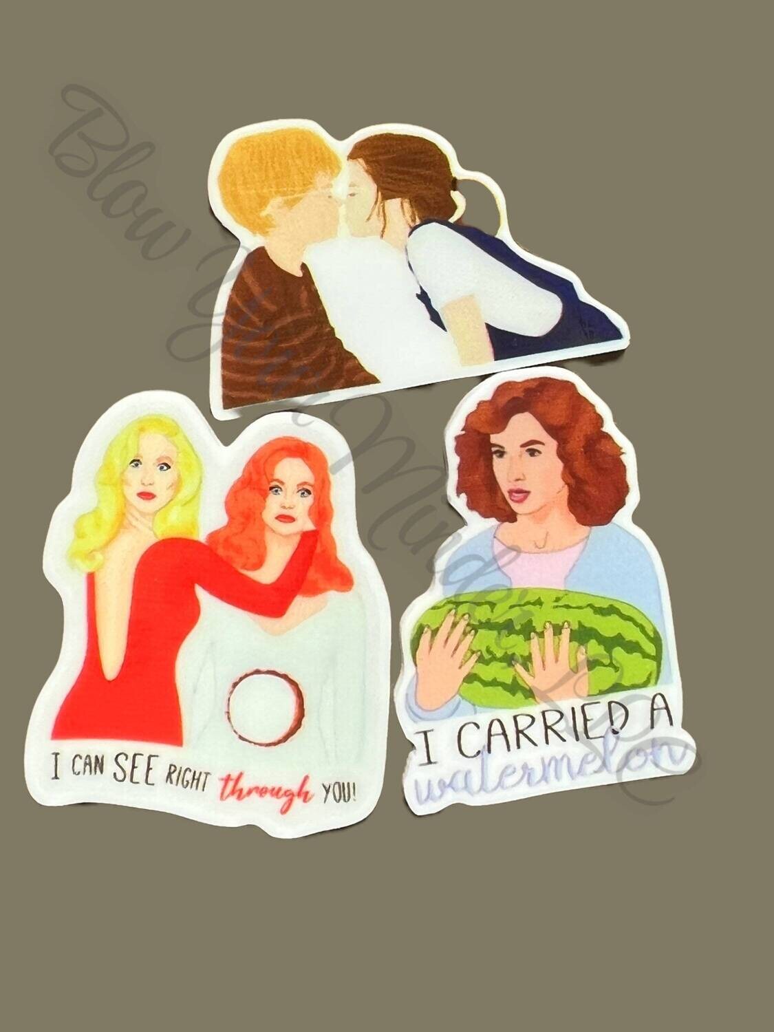Nostalgia - Movies - Death Becomes Her - My Girl - Dirty Dancing - Movie - Love - Sad - Romance - Acrylic - Minder - Needle - Pin - Magnet