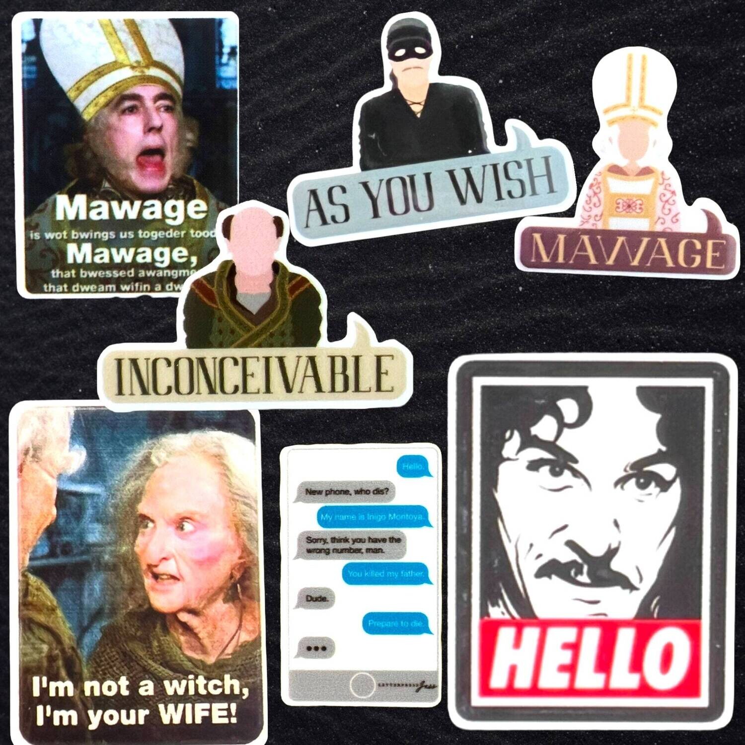 Princess Bride - Movie - Nostalgia - Nostalgic - Montoya - Needle Minder - Needle - Pin - Magnet