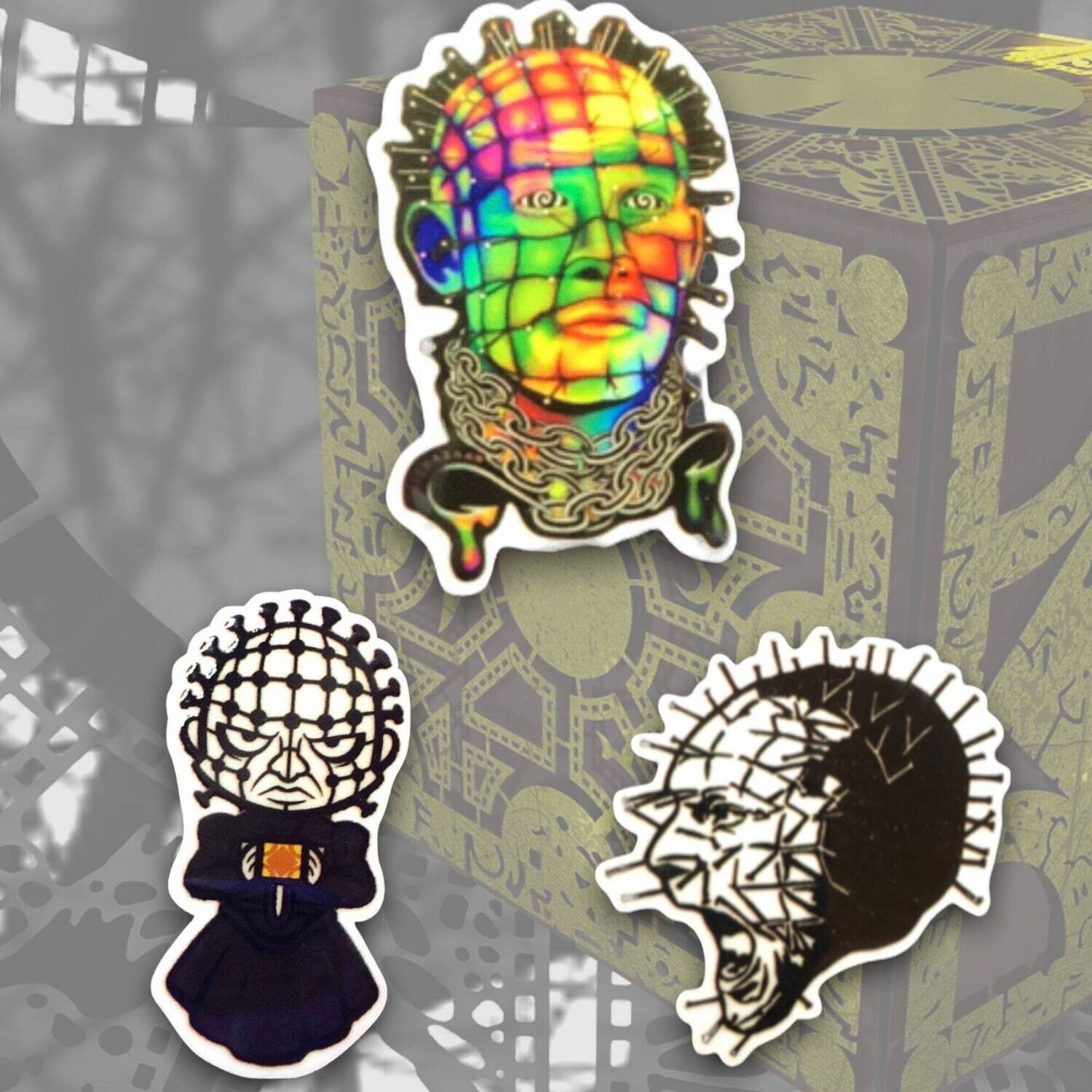 Hellraiser - Horror - Pinhead - Hell Raiser - Help Me - Jesus Wept - Acrylic - Needle Minder - Needle - Pin - Magnet