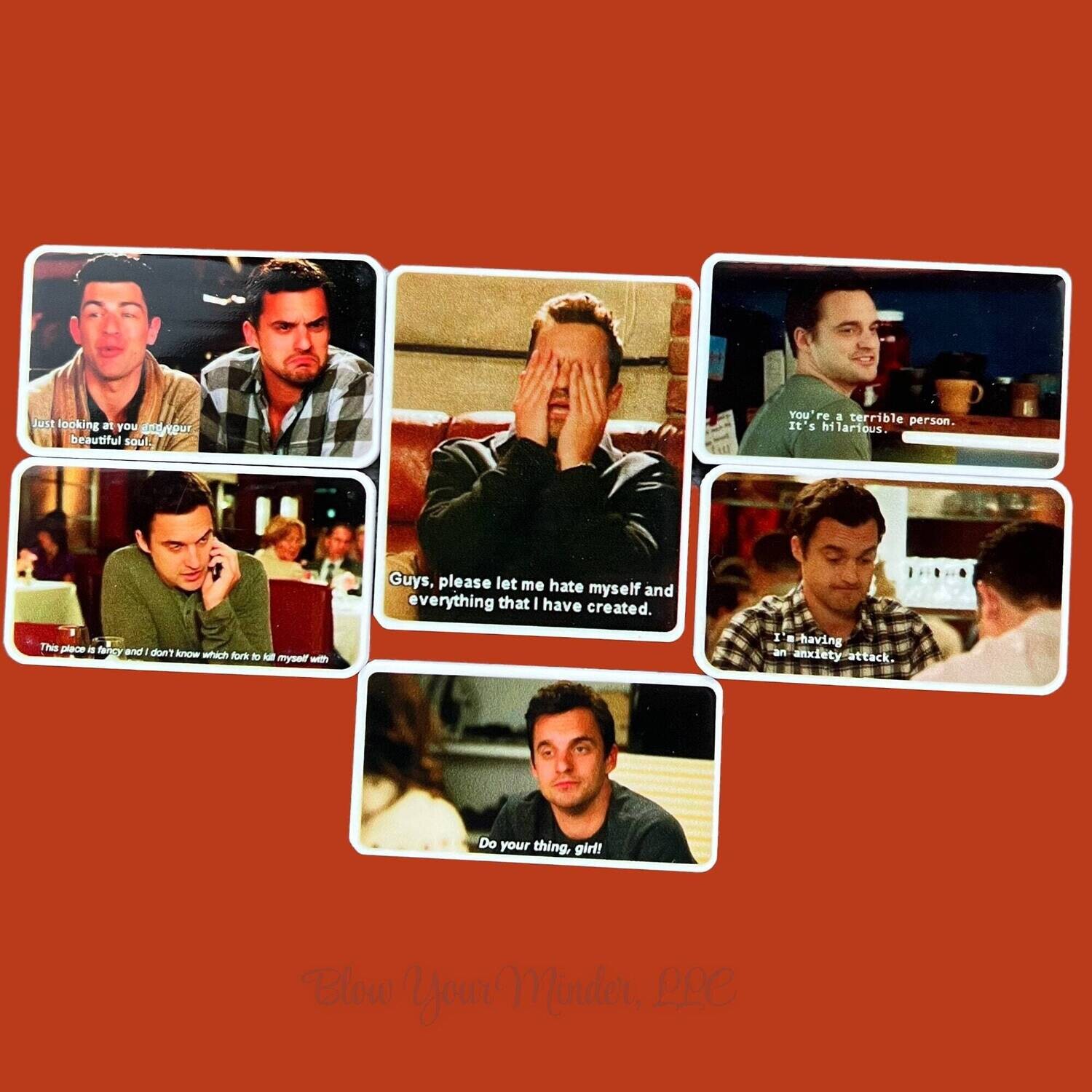 New Girl - Funny - Tv Show - Snarky - Comedy - Acrylic - Needle Minder - Needle - Pin - Magnet