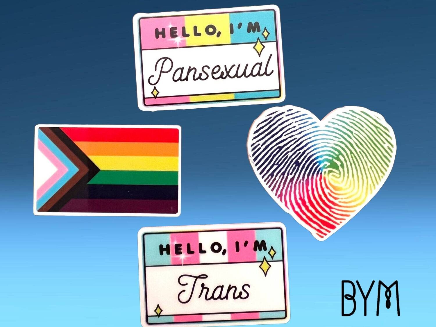 Hello - I’m Trans - Pans - Transexual - Pansexual - LGBTQ - Needle Minder - Needle - Pin - Magnet- Acrylic