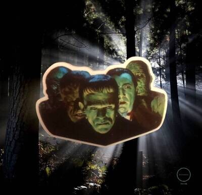 Original Monsters - Horror - Frankenstein - Creature - Wolfman - Vampire - Acrylic - Needle Minder - Pin - Magnet