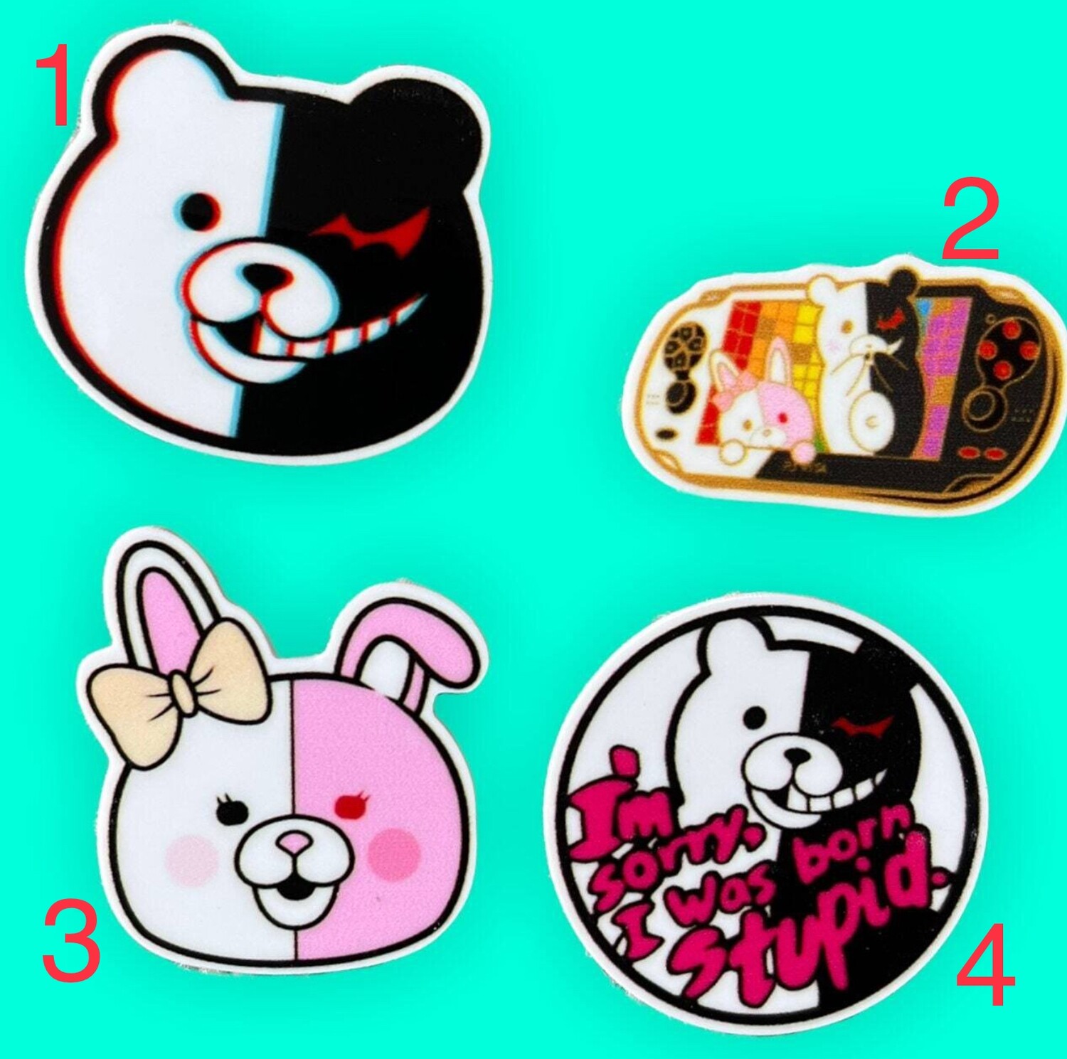 Danganronpa - Anime - Game - Video - Funny - Acrylic - Needle Minder - Needle - Pin - Magnet