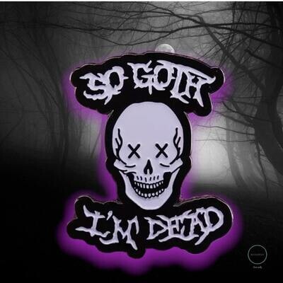 So Goth - Funny - Dead - Skeleton - Skull - Needle Minder - Pin - Magnet