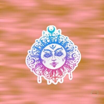 Sun - Acrylic - Needle Minder - Pin - Magnet