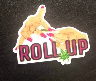 Roll Up - Weed - Marijuana - Blunt - Acrylic - Needle Minder - Pin - Magnet