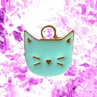Kitty - Cat - Cute Blue - Needle Minder - Pin - Magnet - Charm