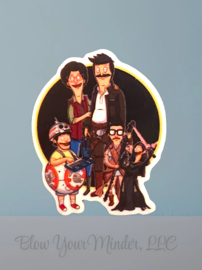 Wars - Star - Bobs Burgers - Funny - Tv Show - Linda - Alright - Acrylic - Needle Minder - Pin - Magnet
