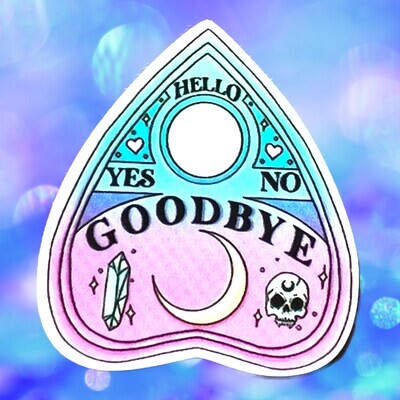 Planchette - Rainbow - Ouija - Witchy - Acrylic - Needle Minder - Pin - Magnet